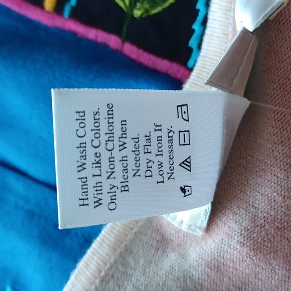 Coldwater Creek Women's Rose Vneck Long Sleeve Sequin Pullover Sweater - Picture 6 of 6